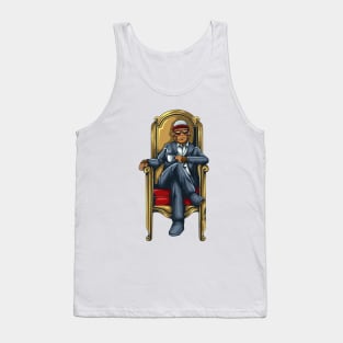 Monkey sitting throne Tank Top